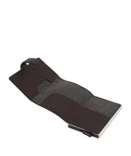 PIQUADRO BLACK SQUARE Porte-cartes en cuir MORO - Portefeuilles Homme - 3