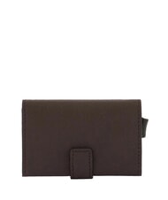PIQUADRO BLACK SQUARE Porte-cartes en cuir MORO - Portefeuilles Homme - 4
