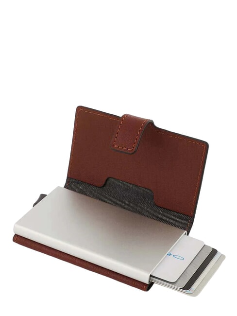 BLACK SQUARE Porte-cartes en cuir CUIR - Portefeuilles Homme