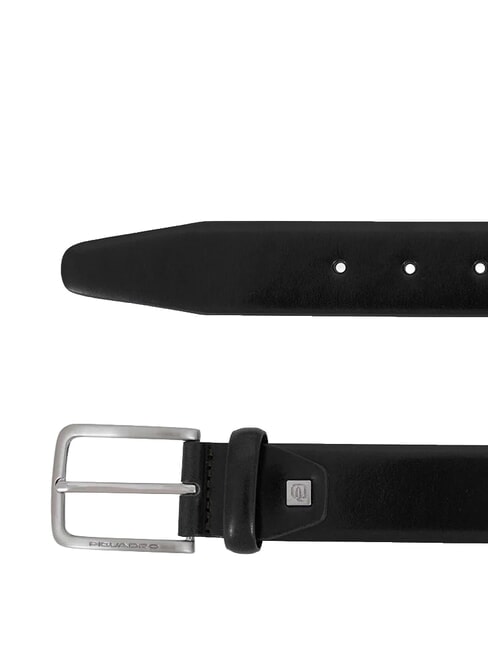 Ceinture C56, en cuir, peut &ecirc;tre coup&eacute; sur mesure Noir - Ceintures