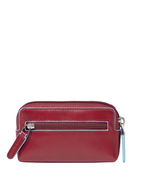 BLUE SQUARE &Eacute;tui &agrave; cl&eacute;s en cuir ROUGE - Porte-cl&eacute;s