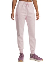UNDER ARMOUR RIVAL FLEECE Pantalon de jogging Bruy&egrave;re rose clair - Pantalons pour femmes - 3