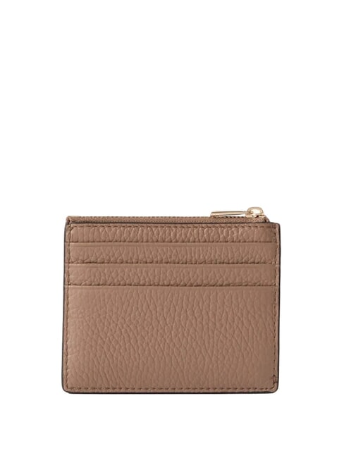 CAMELIA porte-cartes en cuir plat caramel au beurre - Portefeuilles Femme