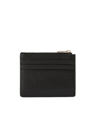 FURLA CAMELIA porte-cartes en cuir plat Noir - Portefeuilles Femme - 2