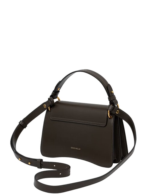 C-ME CALF Sac &agrave; main avec bandouli&egrave;re boue - Sacs pour Femme