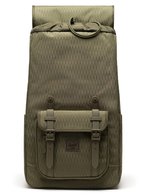 LITTLE AMERICA  Sac &agrave; dos de taille standard diamant vert lierre - Sacs &agrave; dos pour l'&Eacute;cole & les Loisirs