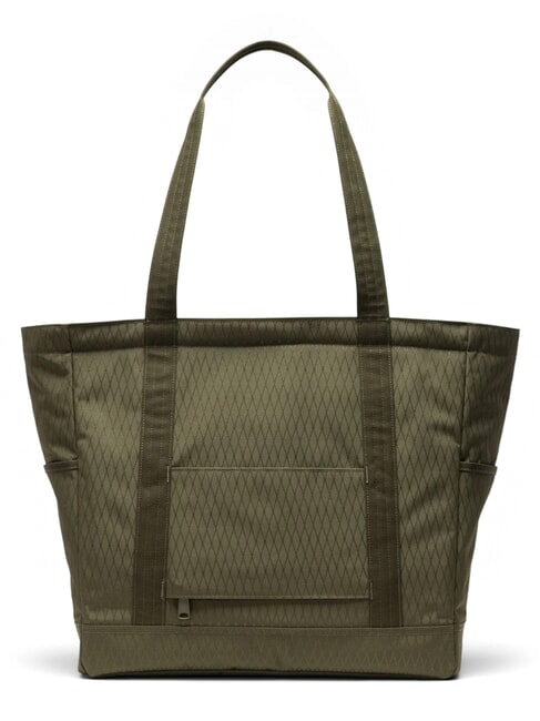 HERITAGE  Cabas &eacute;paule diamant vert lierre - Sacs pour Femme