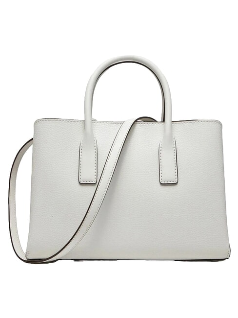 RUTHI Sac &agrave; main avec bandouli&egrave;re, en cuir blanc - Sacs pour Femme