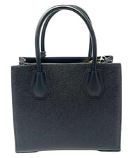 MICHAEL KORS MERCER Sac &agrave; main avec bandouli&egrave;re, en cuir noir - Sacs pour Femme - 3