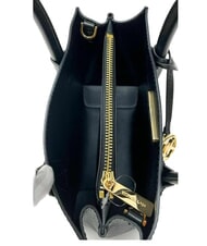 MICHAEL KORS MERCER Sac &agrave; main avec bandouli&egrave;re, en cuir noir - Sacs pour Femme - 5