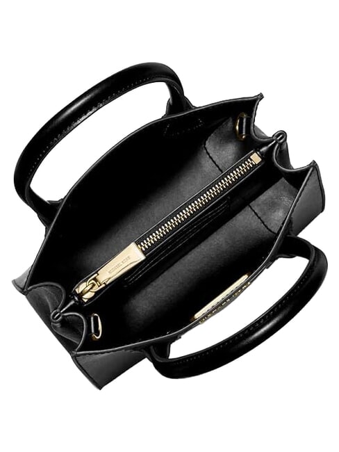 MERCER Sac &agrave; main avec bandouli&egrave;re, en cuir noir - Sacs pour Femme