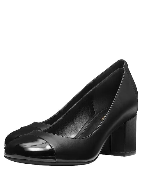 PERLA D&eacute;collet&eacute; en cuir noir - Chaussures Femme