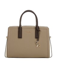 MICHAEL KORS LAILA Sac &agrave; main avec bandouli&egrave;re, en cuir brun - Sacs pour Femme - 3