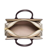 MICHAEL KORS LAILA Sac &agrave; main avec bandouli&egrave;re, en cuir brun - Sacs pour Femme - 5