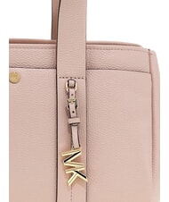 MICHAEL KORS ROMEE Sacoche en cuir avec bandouli&egrave;re rose - Sacs pour Femme - 3