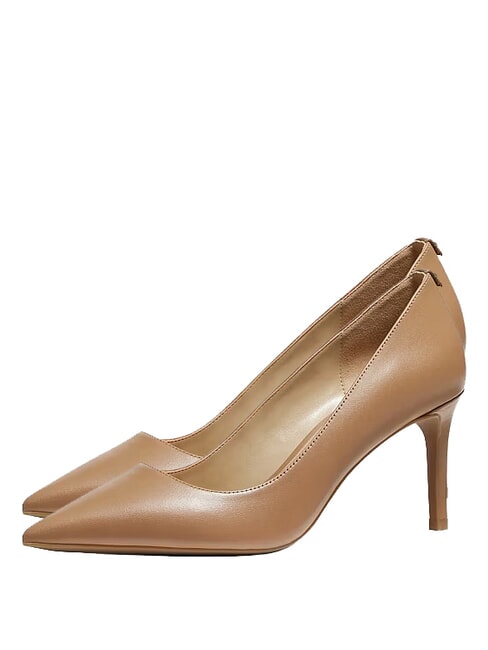 ALINA D&eacute;collet&eacute; en cuir brun - Chaussures Femme