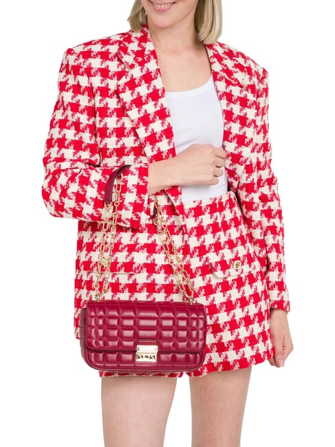 TRIBECA Sac bandouli&egrave;re en cuir rouge - Sacs pour Femme