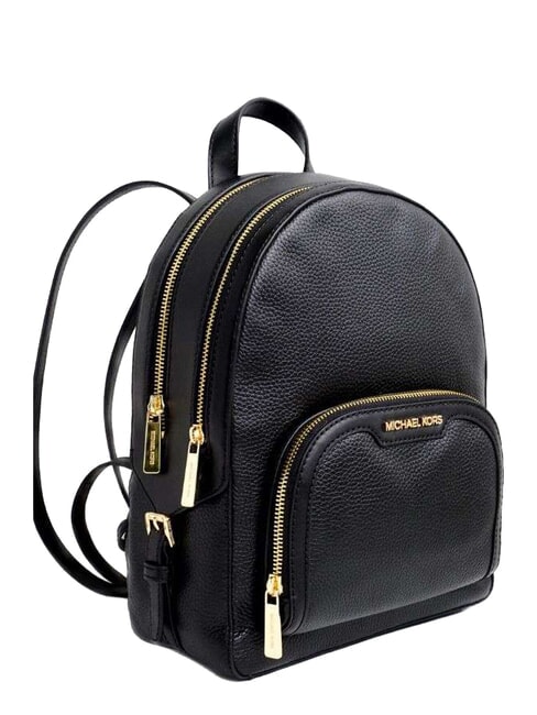 JAYCEE Sac &agrave; dos en cuir noir - Sacs pour Femme