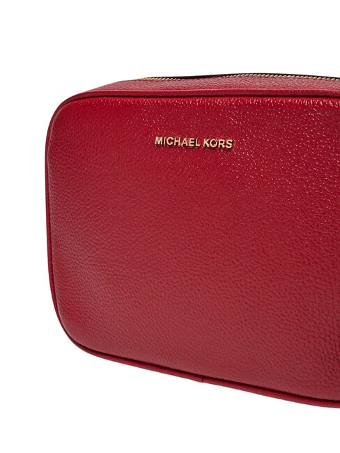 JET SET Mini sac bandouli&egrave;re en cuir rouge - Sacs pour Femme