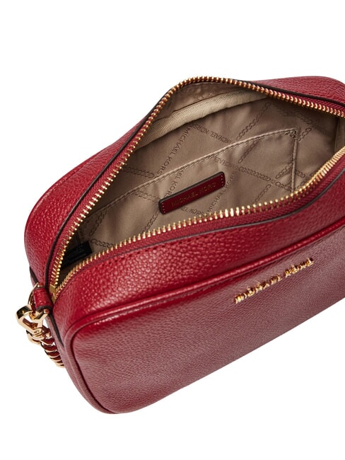 JET SET Mini sac bandouli&egrave;re en cuir rouge - Sacs pour Femme