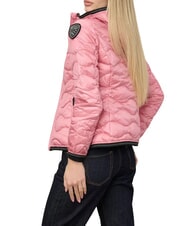 BLAUER CAMELIA Doudoune courte matelass&eacute;e &agrave; capuche rose 409 - Doudounes femme - 2