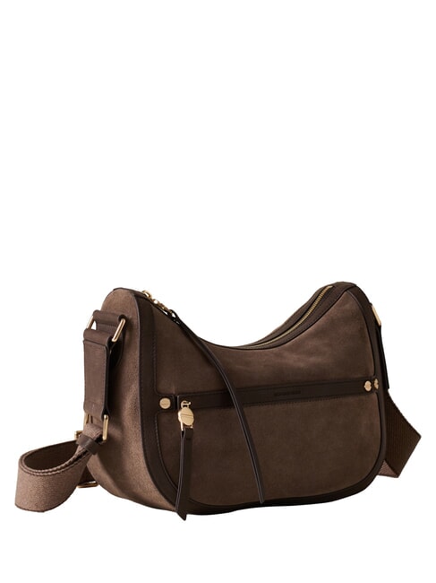LUNA sac bandouli&egrave;re cendres/cacao - Sacs pour Femme