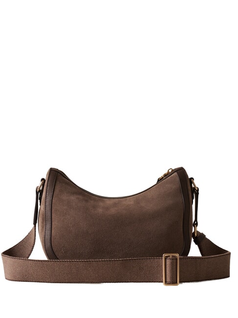 LUNA sac bandouli&egrave;re cendres/cacao - Sacs pour Femme