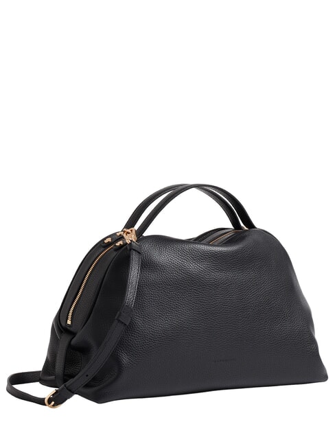 SEXY Sac &agrave; main avec bandouli&egrave;re, en cuir Noir - Sacs pour Femme