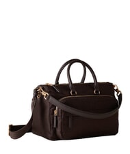 BORBONESE B-CLUB Sac &agrave; main avec bandouli&egrave;re chocolat - Sacs pour Femme - 2