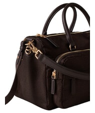 BORBONESE B-CLUB Sac &agrave; main avec bandouli&egrave;re chocolat - Sacs pour Femme - 4