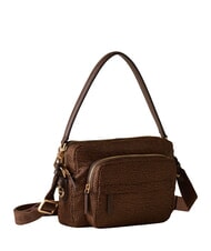 BORBONESE B-CLUB Sac bandouli&egrave;re, avec bandouli&egrave;re ch&acirc;taigne - Sacs pour Femme - 2
