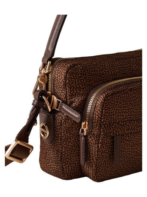 B-CLUB Sac bandouli&egrave;re, avec bandouli&egrave;re ch&acirc;taigne - Sacs pour Femme