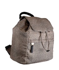 BORBONESE B-CLUB Sac &agrave; dos avec poche avant OP / NATUREL / NOIR - Sacs pour Femme - 2