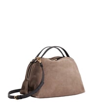 BORBONESE SEXY Sac &agrave; main avec bandouli&egrave;re cendr&eacute;/&eacute;b&egrave;ne - Sacs pour Femme - 2