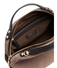 BORBONESE SEXY Sac &agrave; main avec bandouli&egrave;re cendr&eacute;/&eacute;b&egrave;ne - Sacs pour Femme - 4