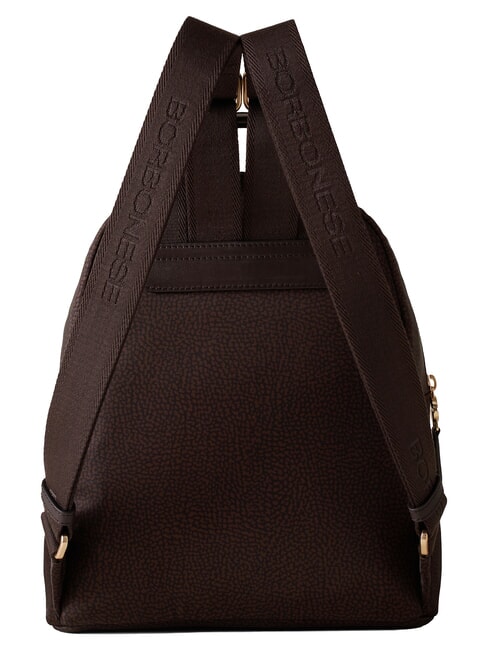 B-CLUB Sac &agrave; dos avec poche avant chocolat - Sacs pour Femme