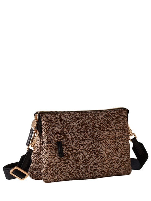 B-CLUB sac bandouli&egrave;re OP / NATUREL / NOIR - Sacs pour Femme