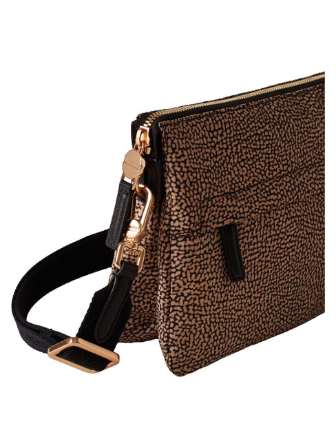 B-CLUB sac bandouli&egrave;re OP / NATUREL / NOIR - Sacs pour Femme