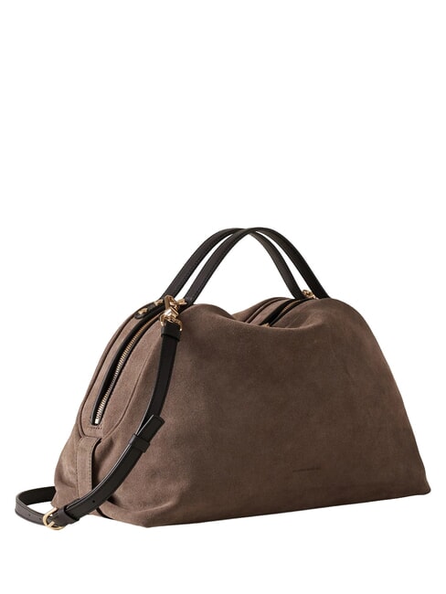 SEXY Sac &agrave; main avec bandouli&egrave;re cendr&eacute;/&eacute;b&egrave;ne - Sacs pour Femme