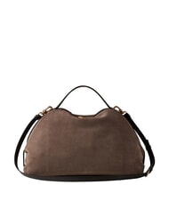 BORBONESE SEXY Sac &agrave; main avec bandouli&egrave;re cendr&eacute;/&eacute;b&egrave;ne - Sacs pour Femme - 3