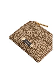 BORBONESE B-CLUB Porte-cartes avec porte-monnaie beige - Portefeuilles Femme - 3
