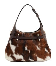 BORBONESE B-HALO Sac bandouli&egrave;re, avec bandouli&egrave;re naturel/cacao - Sacs pour Femme - 3