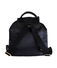 BORBONESE B-CLUB Sac &agrave; dos avec poche avant noir fonc&eacute; - Sacs pour Femme - 3