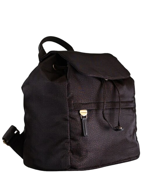 B-CLUB Sac &agrave; dos avec poche avant chocolat - Sacs pour Femme