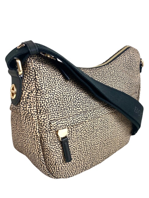 B-CLUB sac bandouli&egrave;re OP / NATUREL / NOIR - Sacs pour Femme