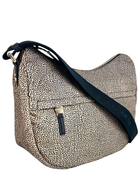 B-CLUB sac bandouli&egrave;re OP / NATUREL / NOIR - Sacs pour Femme