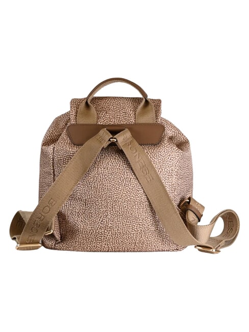 B-CLUB Sac &agrave; dos avec poche avant mer Beiger - Sacs pour Femme