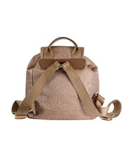 BORBONESE B-CLUB Sac &agrave; dos avec poche avant mer Beiger - Sacs pour Femme - 3
