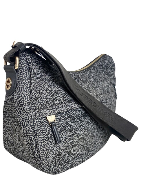 B-CLUB sac bandouli&egrave;re goudron - Sacs pour Femme