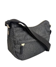 BORBONESE B-CLUB sac bandouli&egrave;re goudron - Sacs pour Femme - 2